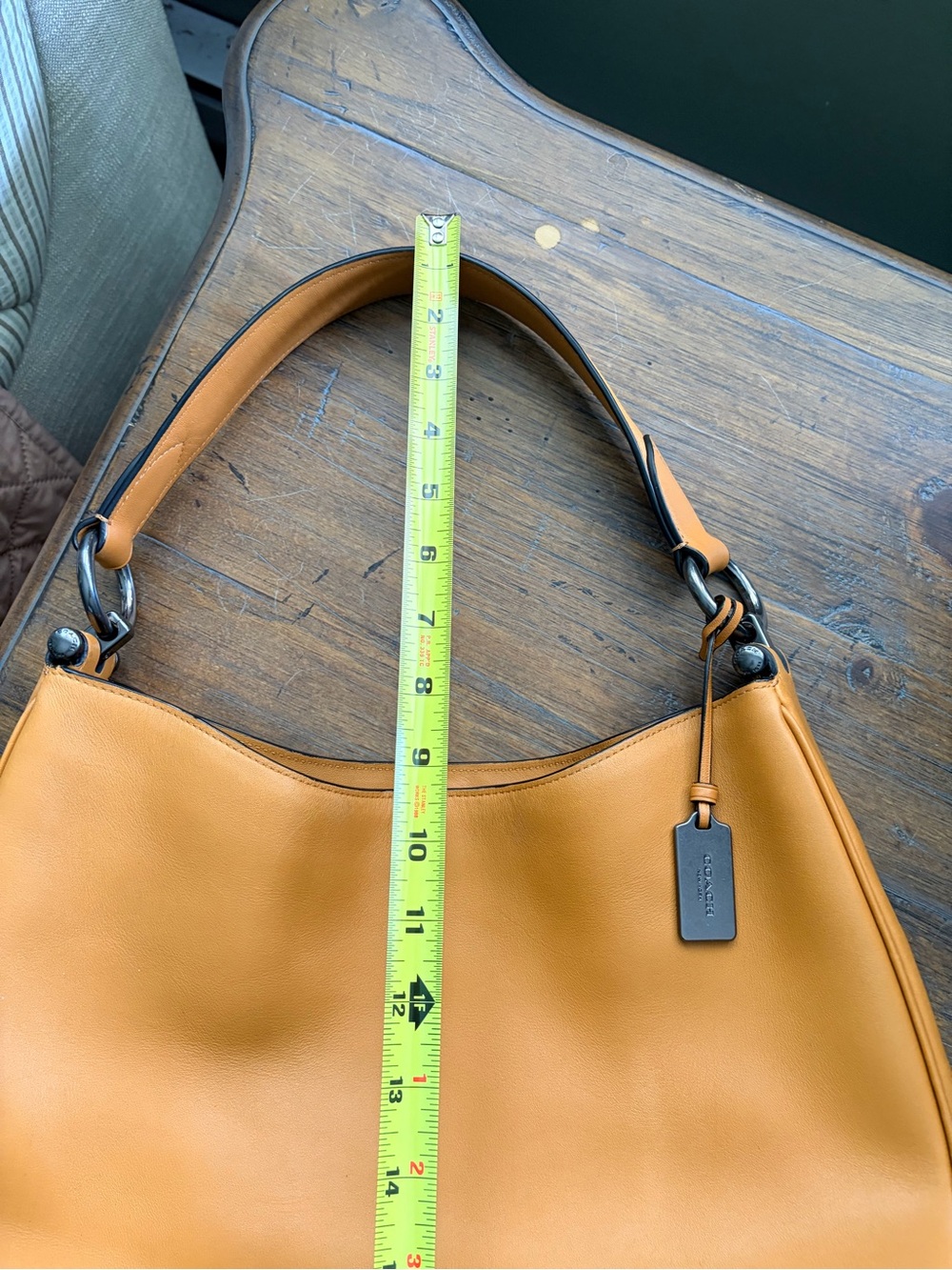 Coach Leather Hobo Nomad Shoulder Bag - Picture 12 of 13
